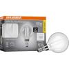 imageSylvania A15 Clear Globe LED White Filament Bulb 75W Dimmable 750 LMS Medium Base 2700K Soft White  2 Pack 42247Soft White 2700k