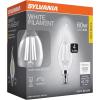 imageSylvania A15 Clear Globe LED White Filament Bulb 75W Dimmable 750 LMS Medium Base 2700K Soft White  2 Pack 42247Soft White 2700k