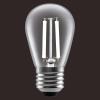 imageSylvania A15 Clear Globe LED White Filament Bulb 75W Dimmable 750 LMS Medium Base 2700K Soft White  2 Pack 42247Soft White 2700k