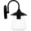 imageSylvania IndoorOutdoor Wall Lights Dusk to Dawn with Photocell Hardwired Wet Rated MetalGlass Black Finish Accessories Included  2 Pack 66972
