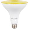 imageSylvania LED Flood PAR38 Green Light Bulb Efficient 9W NonDimmable 5 Year E26 Medium Base  1 Pack 40829Yellow