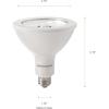 imageSylvania LED Motion Activated PAR38 LED Light Bulb 100W  115W IndoorOutdoor 22 Year NonDimmable Wet Rated Energy Star 3000K White  1 Pack 401951 Pack
