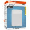 imageSylvania LED Night Light with Plug Dusk to Dawn Sensor Warm White 3000K Dimmable Indoor 80 CRI UL Listed White Finish  2 Pack 60902