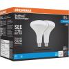 imageSylvania LED TruWave Natural Series BR40 Light Bulb 85W Equivalent Efficient 12W 1100 Lumens Medium Base Dimmable Frosted 3000K White  2 Pack 40786Daylight  5000k