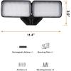 imageSylvania Motion Sensor Solar Security Light Solar Panel 1800 LMS Wet Rated Batteries Included 5000K Daylight  1 Pack 6647214W Standard