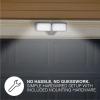 imageSylvania Motion Sensor Solar Security Light Solar Panel 1800 LMS Wet Rated Batteries Included 5000K Daylight  1 Pack 6647218W Motion Sensor