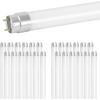 imageSylvania SubstiTUBE 48quot 15W T8 Linear LED Light Bulb BiPin Base Cool White 4100K Glass Frosted Finish  12 Pack 41670Cool White