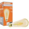imageSylvania WiFi LED Smart ST19 Light Bulb 5W Efficient with Filament for AlexaGoogle Assistant Energy Star Clear 2700K Soft White  1 Pack 75799Amber