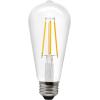imageSylvania WiFi LED Smart ST19 Light Bulb 5W Efficient with Filament for AlexaGoogle Assistant Energy Star Clear 2700K Soft White  1 Pack 75799Soft White