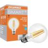 imageSylvania WiFi LED Smart ST19 Light Bulb 5W Efficient with Filament for AlexaGoogle Assistant Energy Star Clear 2700K Soft White  1 Pack 75799Soft White