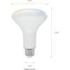 imageSylvania WiFi LED Smart ST19 Light Bulb 5W Efficient with Filament for AlexaGoogle Assistant Energy Star Clear 2700K Soft White  1 Pack 75799Tunable White