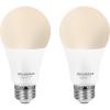 imageSYLVANIA Bluetooth Mesh LED Smart Light Bulb One Touch Set Up A19 60W Equivalent E26 RGBW Full Color ampamp Adjustable White Works with Alexa Only  2 Count Pack of 1 75760Daylight