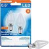 imageSYLVANIA LED C7 Accent Light Bulb Efficient 06W 4 Lumens 2 packBright Light