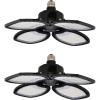 imageSYLVANIA LED Garage Retrofit Light 80W Ceiling Light Fixture for Garages  Workshops  Basements  Utility 9600 Lumens 6500K IP44 Rated  2 Pack 413612 Pack