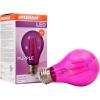 imageSYLVANIA LED Green Glass Filament A19 Light Bulb Efficient 45W 40W Equivalent Dimmable E26 Medium Base  1 Pack 40303Purple