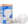 imageSYLVANIA LED Light Bulb 75W Equivalent A19 Efficient 12W Medium Base Frosted Finish 1100 Lumens Daylight  1 Pack 79293Daylight