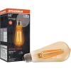 imageSYLVANIA LED Vintage ST19 60W Equivalent Efficient 7 W E26 Medium Base Dimmable 2175K Amber Glow Light Bulb 1 pack