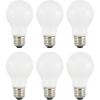 imageSylvania LED TruWave Natural Series A19 Light Bulb 40W Equivalent Efficient 55W Dimmable 450 Lumens Frosted 5000K Daylight  6 Pack 40817