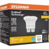 imageSylvania LED TruWave Natural Series R20 Light Bulb 50W Equivalent Efficient 5W Dimmable Frosted 3000K Neutral White  2 Pack 40789Soft White