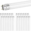 imageSylvania SubstiTUBE 48quot 15W T8 Linear LED Light Bulb BiPin Base Cool White 4100K Glass Frosted Finish  12 Pack 41670Bright White