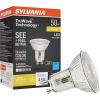 imageSylvania TruWave PAR16 LED Light Bulb 50W  6W GU10 BiPin Base Dimmable 3000K White  1 Pack 409321 Count Pack of 1