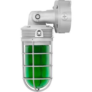 imageLEDVANCE Jelly Jar LED Luminaire 1020W Selectable 120347V 80 CRI 3 CCT Select 300040005000K Adjustable Mounting Dimmable Gray Yellow Lens  1 Pack 64276Green Lens Accessory Lens