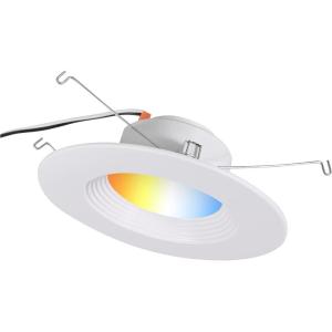 imageSYLVANIA LED Bulb RT 5quot6quot Recessed Downlight Kit 65W Equivalent Efficient 9W Dimmable 625 Lumens Soft White 2700K Contractor Series  1 Pack 744055 CCT Selectable