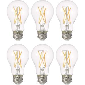 imageSYLVANIA LED TruWave Natural Series A19 Light Bulb 60W Equivalent Efficient 8W Dimmable Medium Base 800 Lumens Clear 2700K Soft White40804 Daylight 16 Count Pack of 1Soft White