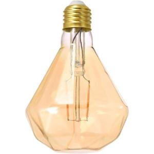 imageSYLVANIA LED Vintage Diamond Shaped Light Bulb 2175K Amber Glow 1 packDiamond Shaped Bulb