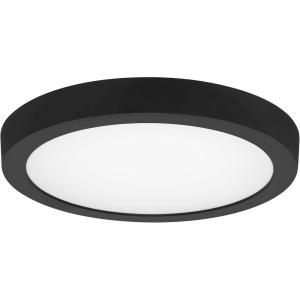 imageSylvania 12quot Flush Mount LED Fixture 24W 5 Color Select 2700K  5000K 90 CRI 1600 LMS Hardwired White  1 Pack 66462Black