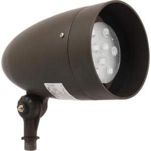 imageSylvania LED Outdoor Bullet Floodlight with Integrated Knuckle 15W Bronze Finish 1250 Lumens 5000K Daylight  1 Pack 60182