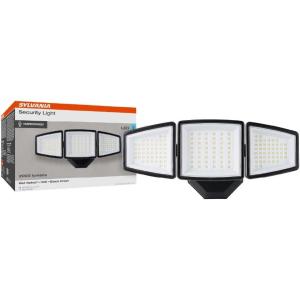 imageSylvania Motion Sensor Solar Security Light Solar Panel 1800 LMS Wet Rated Batteries Included 5000K Daylight  1 Pack 6647215W Standard