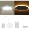imageLEDVANCE 4quot Night Ring Retrofit Downlight 8W 5 CCT 2700K3000K3500K4000K5000K 700 LMS 90 CRI Energy Star Damp Rated White  1 Pack 657975CCT in One 2700K3000K3500K4000K5000K