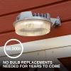 imageSylvania 40W Outdoor LED Barn Light 4200 LMS 50000 Hrs 80 CRI Dusk to Dawn with Photocell Wet Rated FCCCEC 4000K  1 Pack 66821