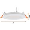 imageSylvania 6quot Slim Microdisk Downlight 12W 5 CCT Select 2700K  5000K Recessed Lighting 1000 LMS 90 CRI Dimmable WetRated White  6 Pack 611905CCT in One 2700K3000K3500K4000K5000K