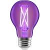 imageSylvania Black Light LED Light Bulb 7W A19 Medium Base Clear  1 Pack 42560