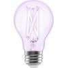 imageSylvania Black Light LED Light Bulb 7W A19 Medium Base Clear  1 Pack 42560