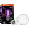 imageSylvania Black Light LED Light Bulb 7W A19 Medium Base Clear  1 Pack 42560