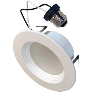 imageLEDVANCE 4quot Night Ring Retrofit Downlight 8W 5 CCT 2700K3000K3500K4000K5000K 700 LMS 90 CRI Energy Star Damp Rated White  1 Pack 65797Cool White 4000K