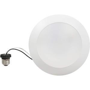 imageSYLVANIA LED Light Disk Downlight Kit 9W65W 5 CCT Color Select 2700K 3000K 3500K 4000K 5000K 650 lms 90 CRI CEC  Energy Star Listed 65306 1 Count Pack of 15cct Selectable