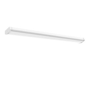 imageSylvania 4ft UltraLED Wrap Light Luminaire 48W 5500 LMS Linkable 4000K Frosted Finish UL Damp Rated  1 Pack 65539
