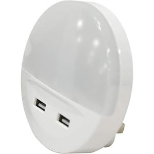 imageSYLVANIA LED Night Light with 2 USB Charging Ports  1 Pack 60143