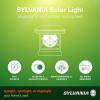 imageSylvania Solar Fence Top Mount Luminaire with Daylight Sensor LED and Battery Included 8 lm 3000K Warm White Black Finish  1 Pack 62411