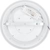 imageSylvania 135quot Flushmount Light Fixture with Integrated LEDs 5 CCT Select 27003000  35004000  5000K Dimmable Damp Rated White Finish  1 Pack 64094