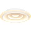 imageSylvania 135quot Flushmount Light Fixture with Integrated LEDs 5 CCT Select 27003000  35004000  5000K Dimmable Damp Rated White Finish  1 Pack 64094
