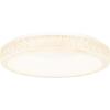 imageSylvania 155quot Flushmount Light Fixture with Integrated LEDs 22W 5 CCT Select 27003000  35004000  5000K Dimmable 1600 LMS HardwireAccessories Included White Finish  1 Pack 64097