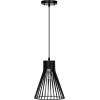 imageSylvania 9quot Pendant Light Fixture 1Bulb Adjustable Heigh with Accessories Hardwire Black Matte Finish  1 Pack 63592