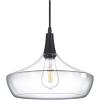 imageSylvania 95quot Pendant Light Fixture with Clear Glass Shade Adjustable Height HardwireAccessories Included MetalBlack Matte  1 Pack 64096