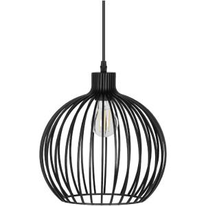 imageSylvania 11quot Pendant Light Fixture 1Bulb Adjustable Heigh with Accessories Hardwire Black Matte Finish  1 Pack 63591