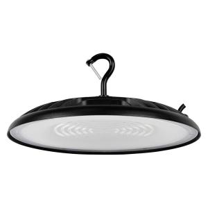 imageSylvania ValueLED UFO High Bay LED Luminaire 200W 22000 LMS 80 CRI 5000K Daylight Black 120V with 6 CordPlug UL Listed 6 Pack 67261